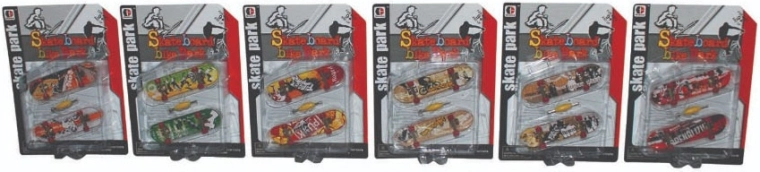 Sparkys skatepark set de 2 fingerboards con accesorios