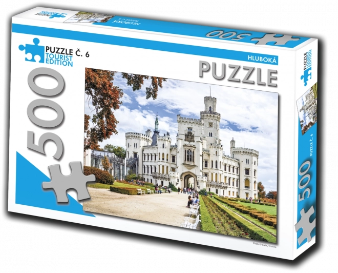 Puzzle Hluboká – edición turística, 500 piezas