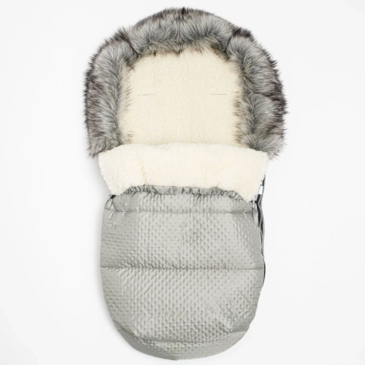 Saco de invierno New Baby Lux Wool – Gris