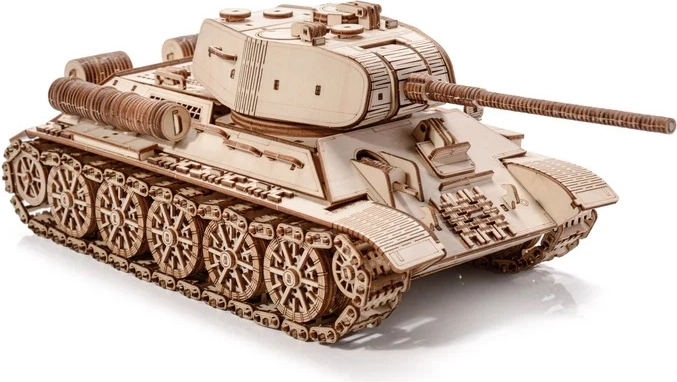 Modelo de madera realista del tanque T-34-85