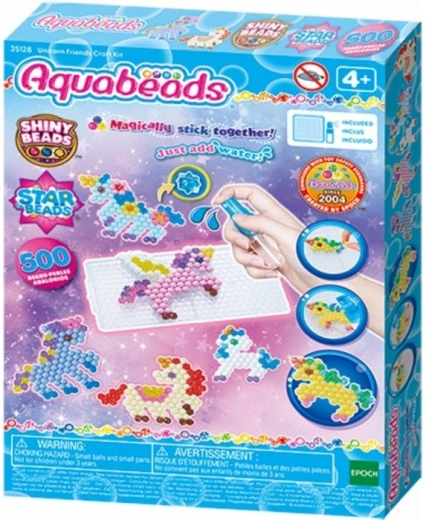 Aquabeads unicornio de cuento de hadas – set creativo de cuentas
