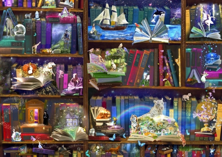Puzzle Biblioteca de aventuras de 3000 piezas