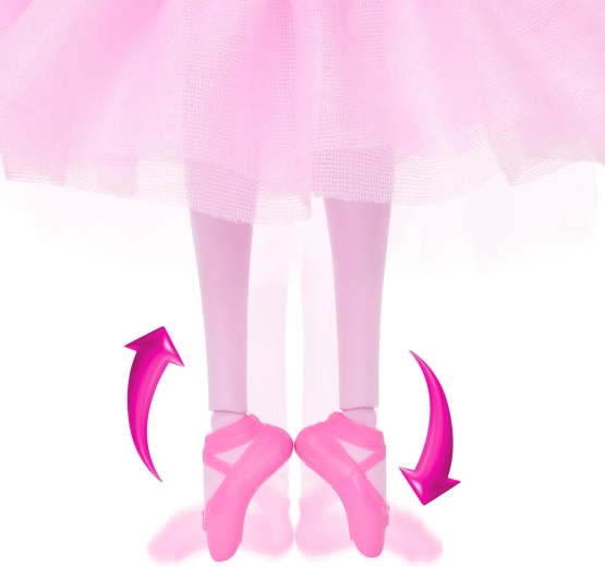 Pies posables para posturas de ballet