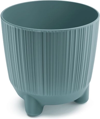 Maceta con patas en azul escandinavo 12,6 cm