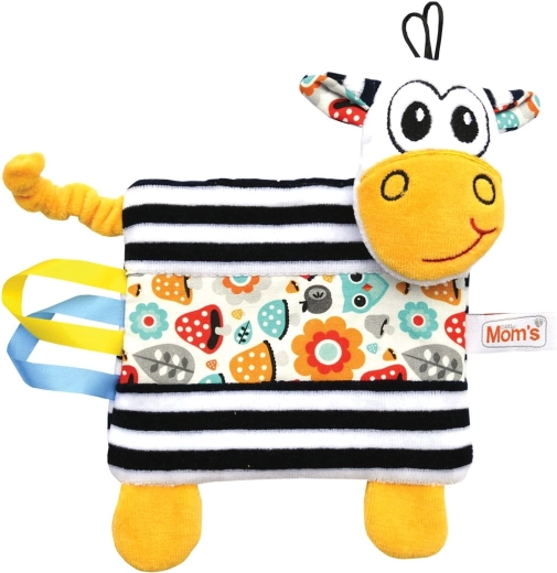 Pañuelo sensorial crujiente con diseño de cebra Moms Care