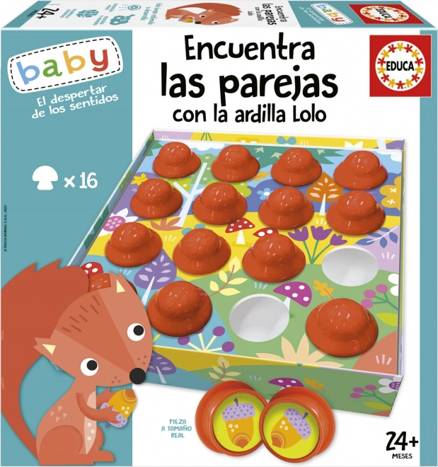 EDUCA Baby Busca parejas con la ardilla Lolo