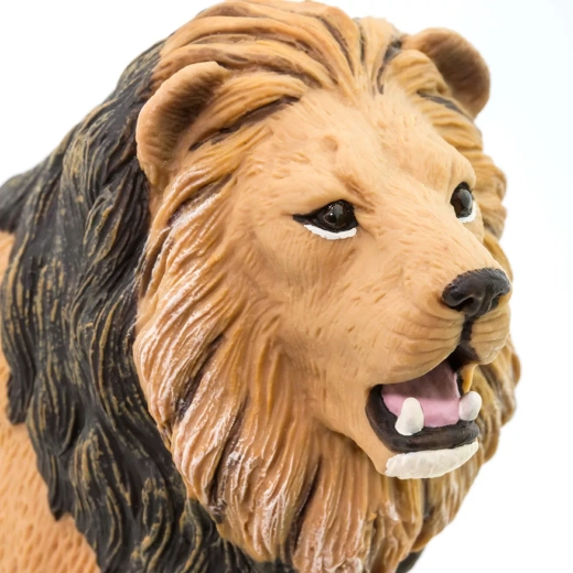 Detalles realistas del león