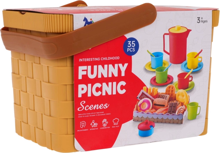 Cesta de pícnic infantil – 35 piezas