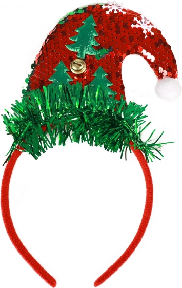 Diadema navideña Santa