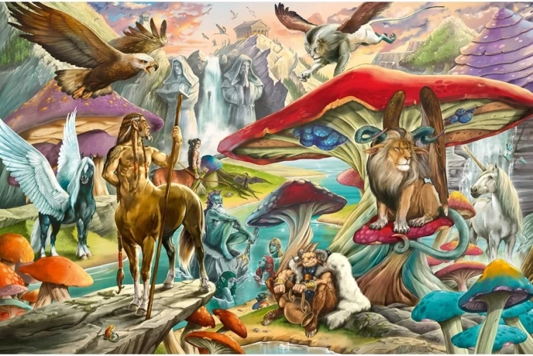 Puzzle Ravensburger Mundo místico 5000 piezas