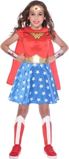Disfraz infantil de Wonder Woman para niños de 8 a 10 años