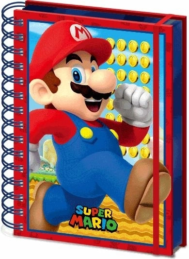 Cuaderno A5 Super Mario