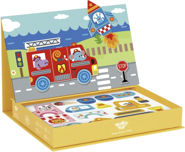 80 piezas magnéticas para jugar de forma creativa