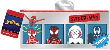 Set de gomas de borrar Spider-Man en estuche (Sketch), 5 uds