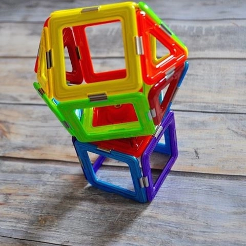 GeoSmart set de construcción magnético educativo - 100 piezas