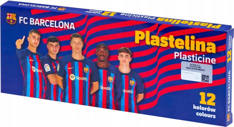Plastilina ASTRA FC Barcelona – 12 colores