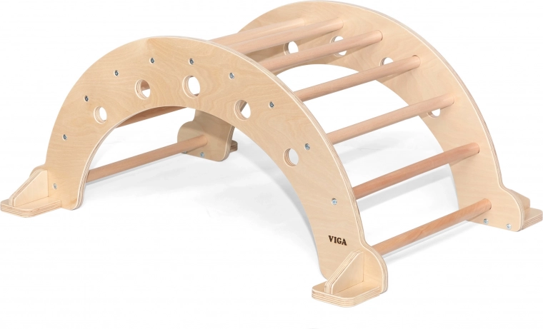 Arco balancín Montessori de madera VIGA