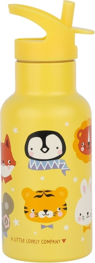 Botella de acero inoxidable para beber con motivo de amigos animales 350 ml