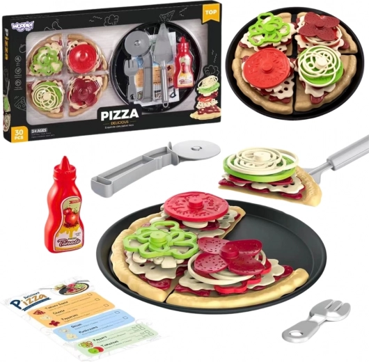 WOOPIE Pizza para Cortar Set XL Restaurante 30 piezas