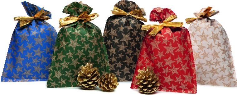 Bolsa de papel Estrellas 16x25 cm