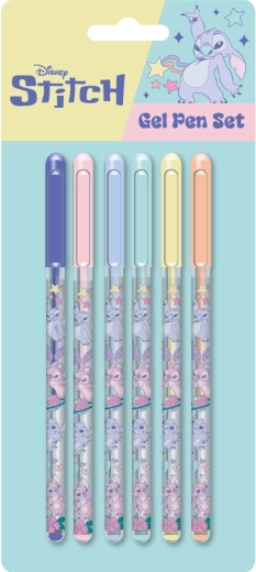Set de bolígrafos de gel Lilo y Stitch – 6 piezas
