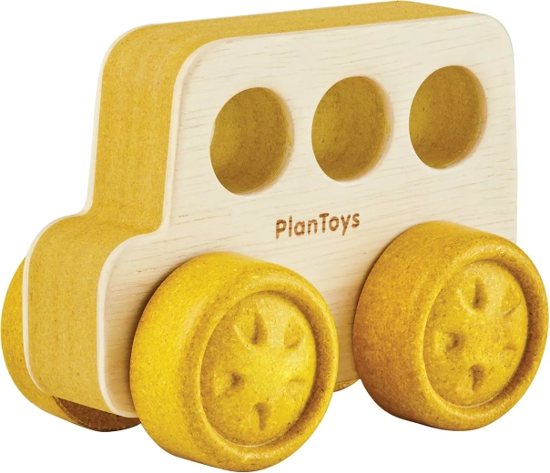 PlanToys cochecito de madera autobús para los más pequeños - 1 pieza