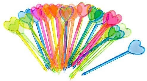 Pinchos PARTY COLLECTION, mezcla de colores, 30 uds