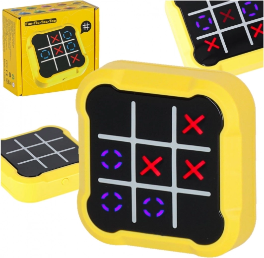 Juego electrónico OXO portátil amarillo
