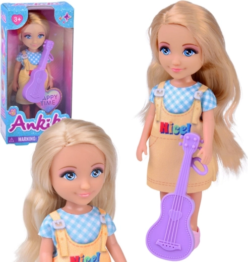 Muñeca Ankiki con guitarra 14 cm