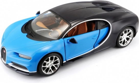Modelo para montar Bugatti Chiron azul