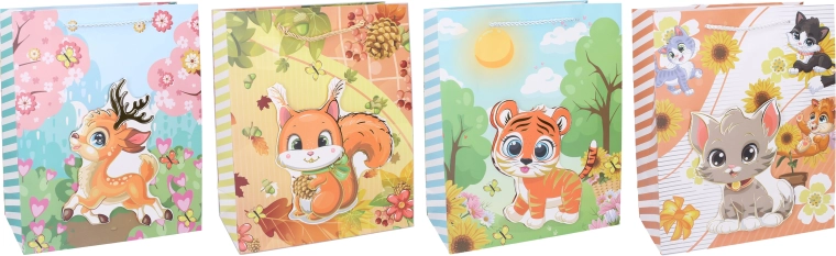 Bolsa de regalo infantil M 26 × 32 × 10 cm