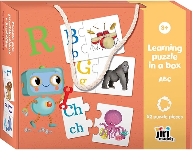 Puzzle para preescolares en caja ABC