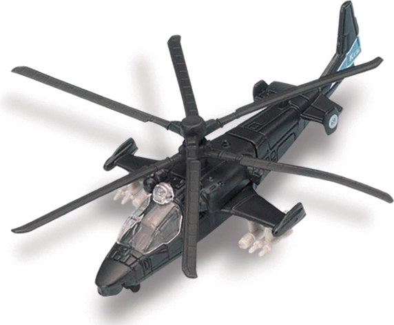 Maisto Fresh Metal Tailwinds KA-52 Alligator modelo de avión en negro mate
