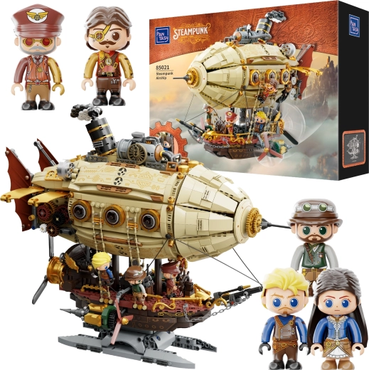 Set de construcción PANTASY: aeronave steampunk
