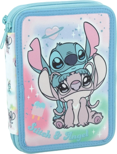 Diseño pastel de Stitch y Angel