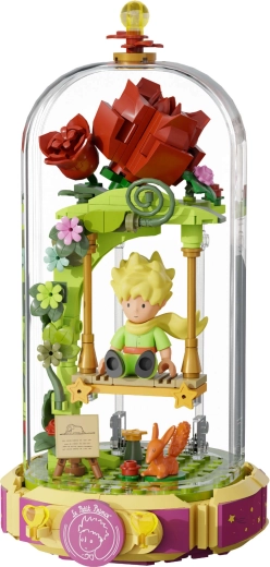 Escena mágica bajo cubierta transparente