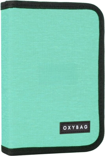Estuche escolar UNICOLOR Mint con 2 solapas, vacío