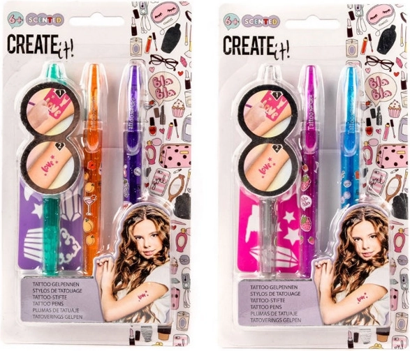 Create It! rotuladores perfumados para tatuajes temporales