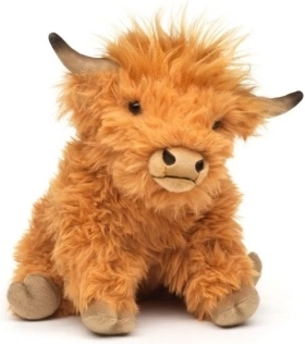 Vaquita de peluche (Highland) eco-friendly 20 cm - 1 unidad