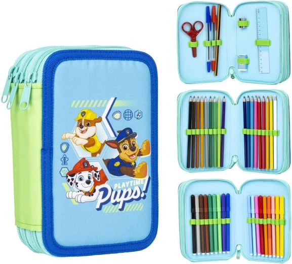 Estuche equipado de tres pisos Patrulla Canina