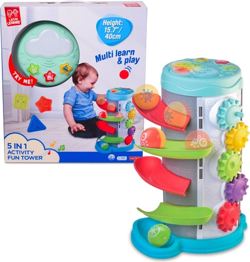 Torre interactiva con sorpresa 5 en 1 HAP-P-KID