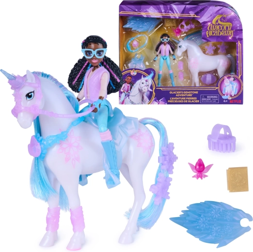 Spin Master Unicorn Academy set de figuras Layla y Glacier con accesorios