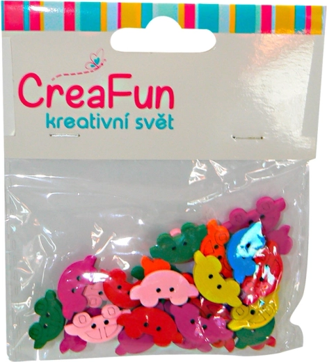 Cuentas de madera con forma de cochecito para manualidades creativas infantiles