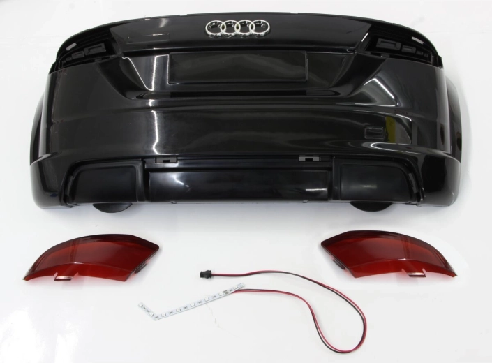 Parachoques trasero para coche eléctrico infantil Audi TTRS - negro - 1 pieza