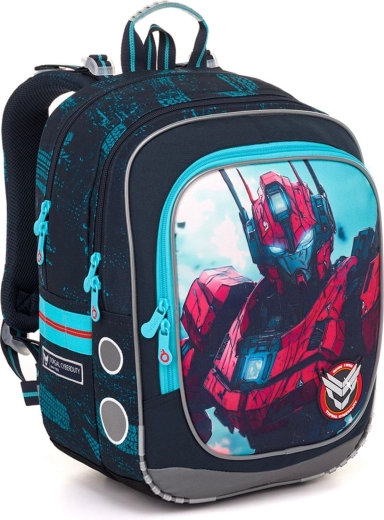 Mochila escolar ligera Topgal Endy con robot