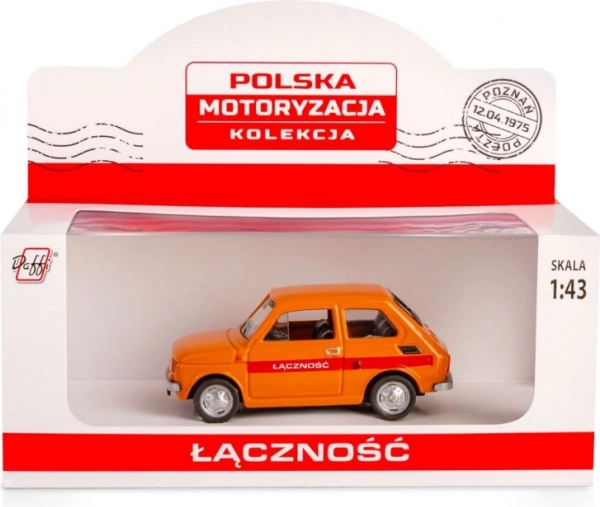 Modelo metálico FIAT 126p 1:43 – edición postal