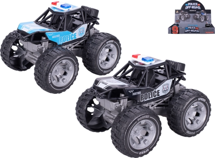 Coche de policía con volante de inercia 13 cm