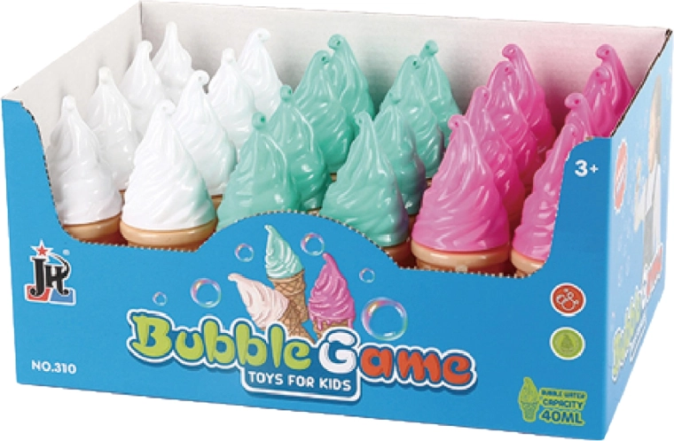 Pompas de jabón con forma de helado 40 ml