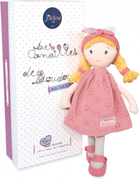 Muñeca de tela Suzette 36 cm de Doudou Jolijou