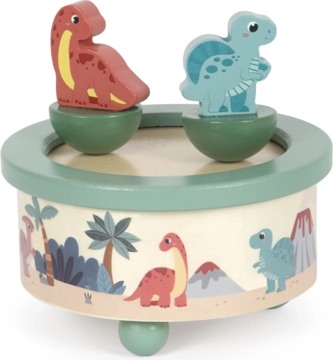 Caja de música Malá noha con dinosaurios